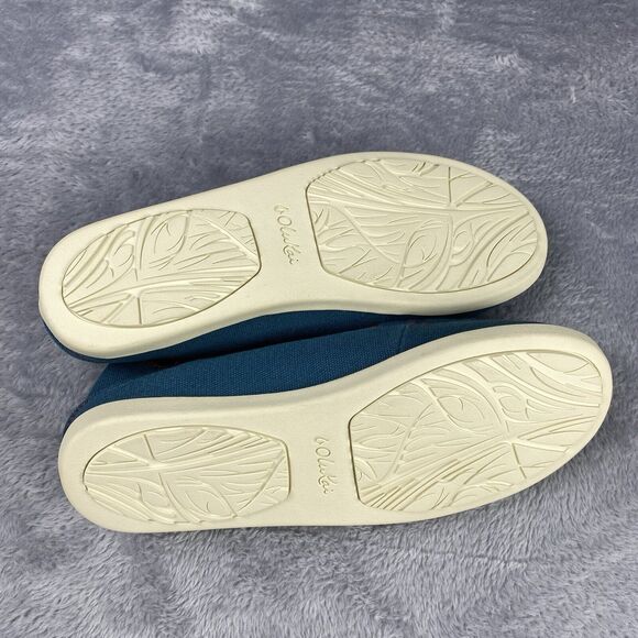 Olukai Nohea Canvas Teal Convertible Boat Shoes‎ Sneakers Slip Ons Women’s 6 - Picture 8 of 8
